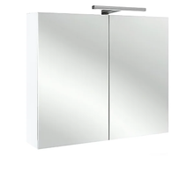 Зеркальный шкаф Jacob Delafon Formilia 80 см, EB796RU-G1C, белый бриллиант, бесконтактным выключателем, с подсветкой