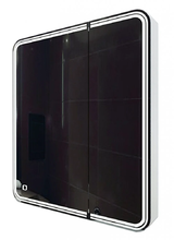 Зеркальный шкаф Azario Adriana 1 Л 70 x 80 см, с LED подсветкой, диммер, сенсорный выключатель, белый, левый, CS00072835