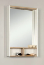 Зеркальный шкаф Акватон Йорк 55 белый/ясень фабрик (1A173202YOAV0)