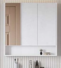 Зеркальный шкаф Акватон Сканди 1A252302SD010 90 см, белый