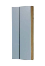 Шкаф для зеркала Акватон Мишель 1A244203MIX30 43 см, дуб рустикальный, фьорд