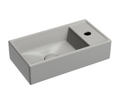 Раковина Ceramicanova Element L/R, CN6051LMH/CN6051RMH, 40 см, фарфор, цвет антрацит матовый