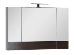 Зеркало-шкаф Aquanet Нота 100 (камерино) 00159111, цвет венге