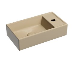 Раковина Ceramicanova Element L/R, CN6051LMC/CN6051RMC, 40 см, фарфор, цвет капучино матовый