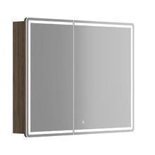 Зеркальный шкаф Sancos Mirror MI100ECH, 100 см, с подсветкой, цвет дуб чарльстон