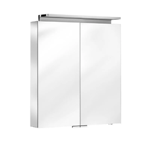 Зеркальный шкаф Keuco Royal L1 13602171301, 65 см, с подсветкой, алюминий серебристый