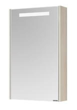 Зеркальный шкаф Акватон Верди PRO 50 см с подсветкой, белый, ясень фабрик 1A195802VDAV0