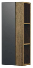 Шкаф Акватон Терра 35 см подвесной, дуб кантри, антрацит, 1A247103TEKA0