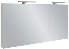 Шкаф зеркальный Jacob Delafon EB1367-G1C 110 см, со светодиодной подсветкой, цвет - белый блестящий лак