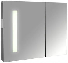 Зеркальный шкаф Jacob Delafon Rythmik 80 см, EB1061-NF, с подсветкой