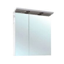 Зеркальный шкаф Bellezza Анкона 4619609000012, 60 см, с подсветкой, цвет белый