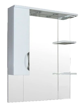 Зеркальный шкаф Loranto Стиль 80 x 108 см, с LED подсветкой, белый, левый/правый, CS00024669/CS00024670