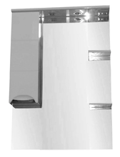 Зеркальный шкаф Loranto Стиль 80 x 108 см, с LED подсветкой, белый, левый/правый, CS00024780/CS00024672