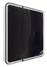 Зеркальный шкаф Azario Adriana 1 П 70 x 80 см, с LED подсветкой, диммер, сенсорный выключатель, белый, правый, CS00069511