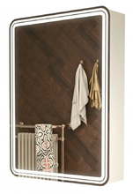 Зеркальный шкаф Azario Adriana 1 Л/П 60 x 80 см, белый, левый/правый