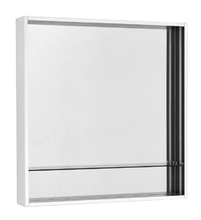 Зеркальный шкаф Акватон Ривьера 80 см с подсветкой, белый матовый, 1A239102RVX20