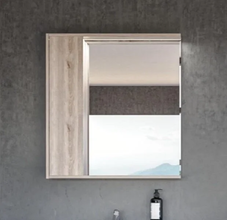 Зеркальный шкаф Акватон Стоун 1A228302SX850 80 x 83.3 см, с подсветкой, сосна арлингтон