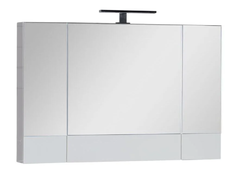 Зеркало-шкаф Aquanet Нота 100 (камерино) 00165372, цвет белый