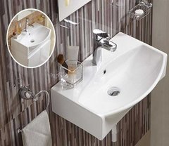 Раковина CeramaLux Серия N 78014D, белый