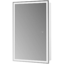 Зеркальный шкаф BelBagno SPC-GRT-500/800-1A-LED-TCH, 50 см, с LED подсветкой, белый