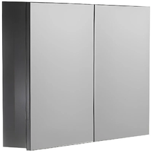 Зеркальный шкаф Armadi Art Vallessi 546-A glossy, 100 см с подсветкой, антрацит глянец