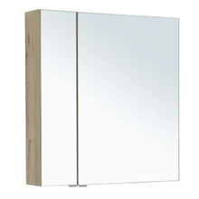 Зеркальный шкаф Aquanet Алвита New 277537, 80 см, цвет дуб веллингтон белый