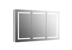 Зеркальный шкаф Aquatek AQ7124-MLC, 120 см, LED-подсветка, сенсор, хром