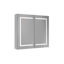 Зеркальный шкаф Aquatek AQ7804-MLC, 80 см, LED-подсветка, сенсор, хром