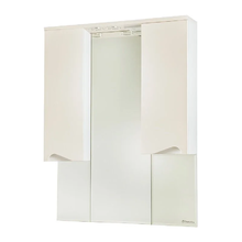 Зеркальный шкаф Bellezza Эйфория 4619117180077, 100 см, с подсветкой, цвет бежевый