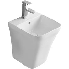 Раковина CeramaLux Серия N 500P, 36.5 х 40 см, подвесная, белая