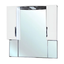 Зеркальный шкаф Bellezza Лагуна 4612118000016, 105 см, с подсветкой, цвет белый