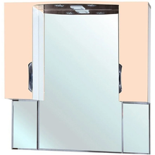 Зеркальный шкаф Bellezza Лагуна 4612118000078, 105 см, с подсветкой, цвет бежевый