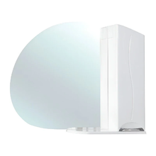 Зеркальный шкаф Bellezza Глория, 4619518001018, 105 см, правый, цвет белый