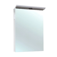 Зеркальный шкаф Bellezza Анкона 4619608040019, 55 см, с подсветкой, цвет белый