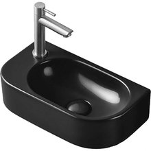 Раковина CeramaLux Серия NC 78204RB, 40 х 21.5 см, подвесная, черная глянцевая