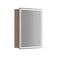 Зеркальный шкаф Sancos Mirror MI60EG, 60 см, с подсветкой, цвет дуб галифакс натуральный
