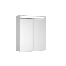 Зеркальный шкаф Keuco Royal E-One 44301171301, 60 см, с подсветкой, алюминий серебристый