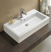 Раковина CeramaLux Серия N 9255 (7029D) накладная, белый