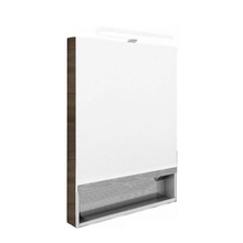 Зеркальный шкаф Roca The Gap ZRU9302844, 60 см, с подсветкой, тиковое дерево