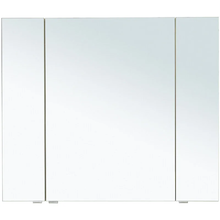 Зеркальный шкаф Aquanet Алвита New, 100 см, цвет дуб веллингтон белый, 303898