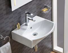 Раковина CeramaLux Серия N 78014C подвесная, белый