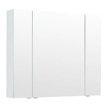 Зеркальный шкаф Aquanet Алвита New, 90 см, цвет белый матовый, 303897