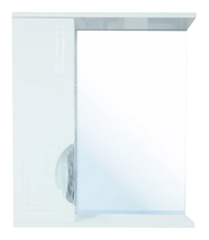 Зеркальный шкаф Loranto Верона 60 x 70 см, белый, левый/правый