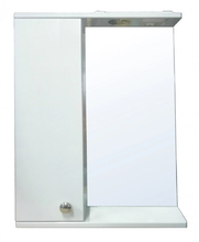 Зеркальный шкаф Loranto Моника 50 x 69.5 см, с LED подсветкой, белый, левый/правый