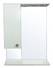 Зеркальный шкаф Loranto Моника 60 x 69.5 см, с LED подсветкой, белый, левый/правый