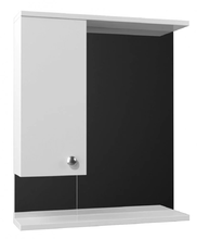 Зеркальный шкаф Loranto Моника 60 x 69.5 см, белый, левый/правый