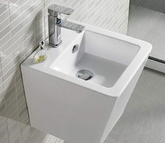 Раковина CeramaLux N, 36.5 х 40 см, подвесная, белая, 500V