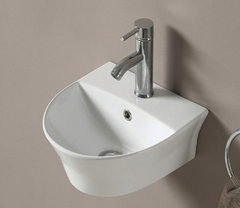 Раковина CeramaLux N, 55 х 43 см, подвесная, белая, 78370C