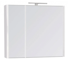 Зеркальный шкаф Roca Etna 80 см, с подсветкой, белый глянцевый, 7.8573.0.480.6
