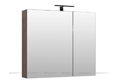 Зеркальный шкаф Aquanet Нью-Йорк 100 00203955, цвет орех